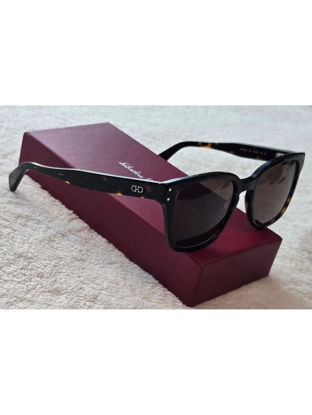 New Ferragamo Sunglasses SF1040S 240, Tortoise Authentic Italy